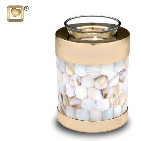 BEAUTIFUL TEA LIGHT CREMATION URN CANDLES NOW AVAILABLE