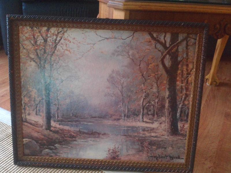 Wanted: Robert Wood Print With Antique Frame