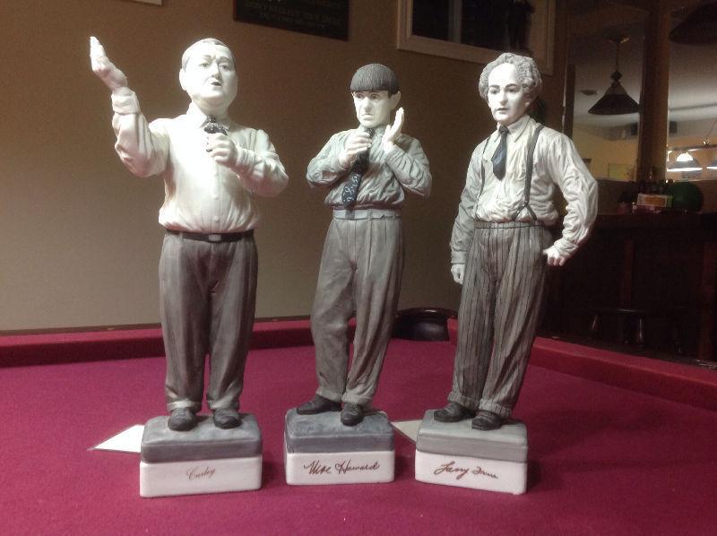 Three Stooges limited edition figurines