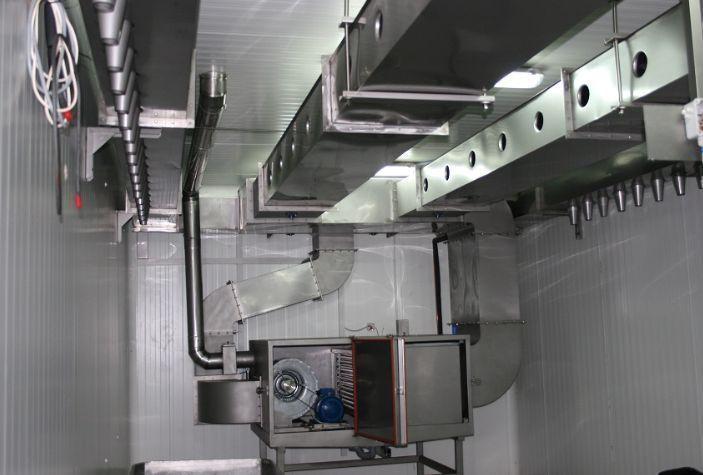 Curing and maturing chamber,Freezing tunnel,Defrosting chamber