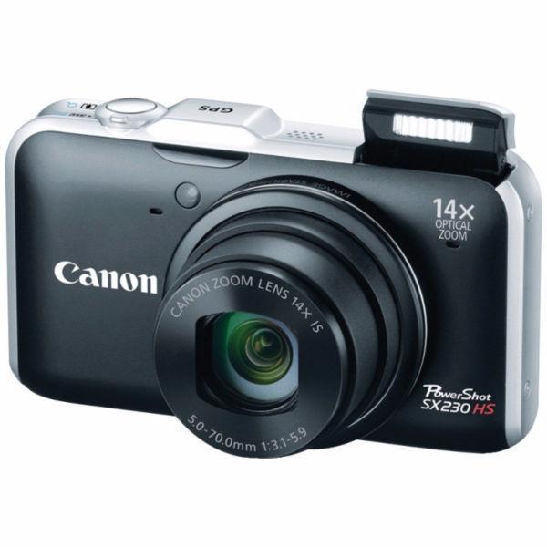 Canon Powershot SX230 HS digital camera w/ 14x Optical zoom