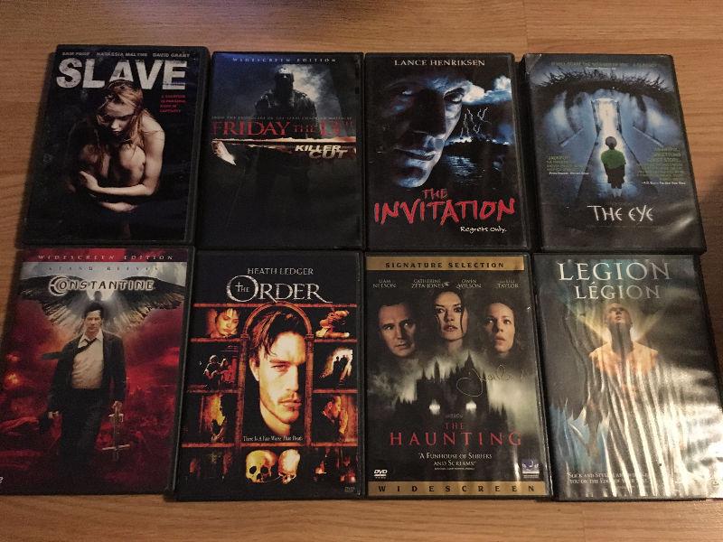 30 Horror DVDs