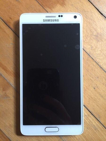 Unlocked Samsung note 4, mint condition
