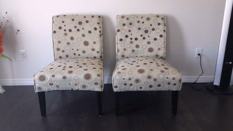 Accent chairs brand new from Leons