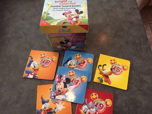 Mickey Mouse Number Books