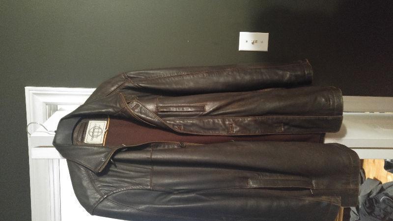 Mens leather jacket