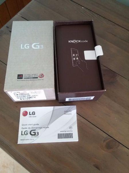 Lg g3 32gb cell phone with box