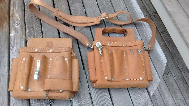 electricians leather tool bags