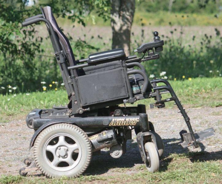 Arrow Storm electric wheelchair with J-Active Back