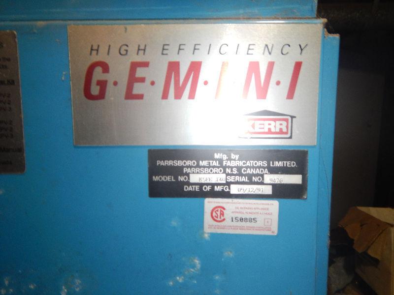Gemini Forced Air Oil Fired Furnace