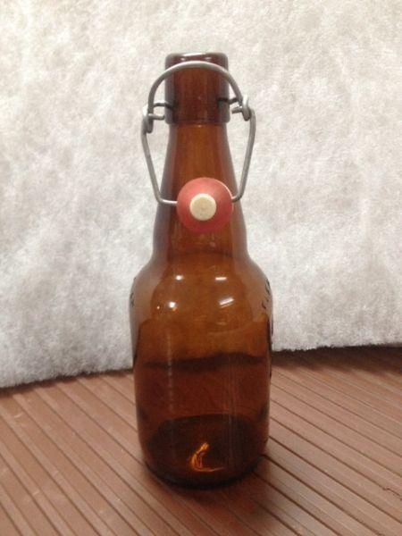 12 - EZ cap 500ml brown beer bottles - NEW
