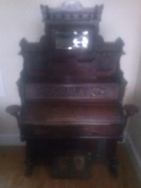 1850's Antique Organ with original seat