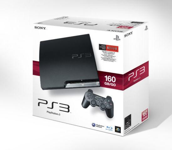 Sony Playstation 3 Console, 160GB, CECH-2501A