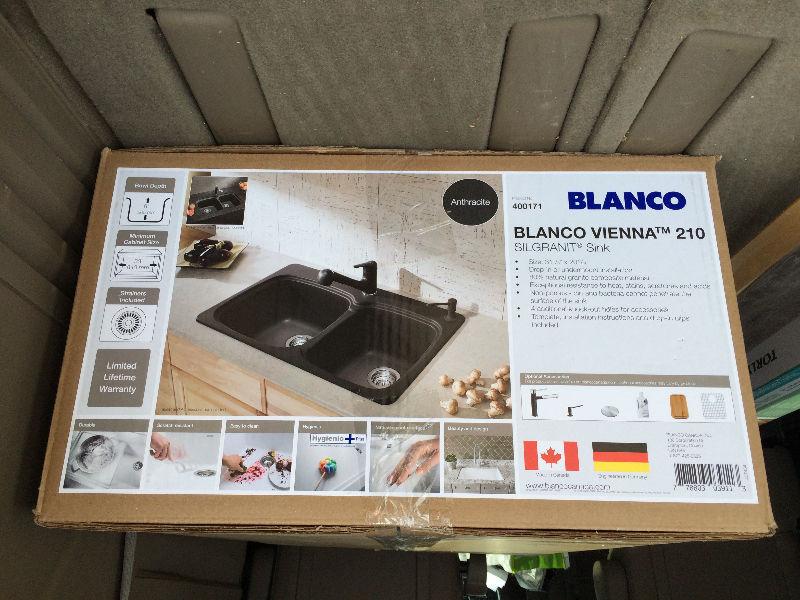 Blanco Vienna 210 Silgranit Sink - Chocolate Brown Color