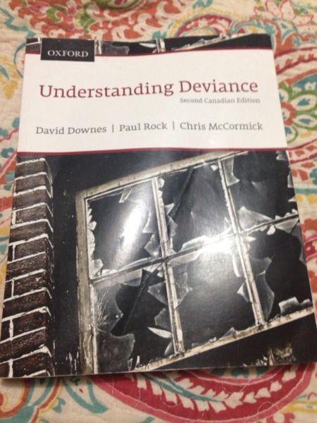 Understanding Deviance 2nd Canadian Edition
