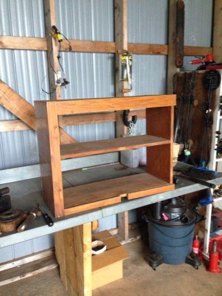 Workshop shelves