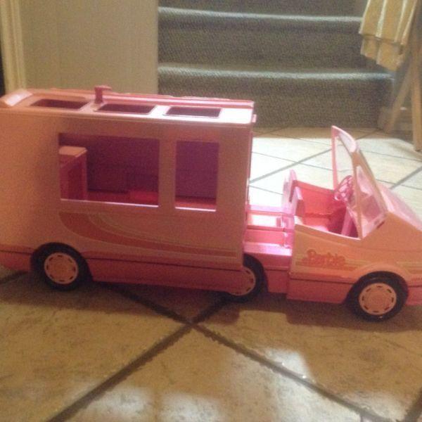 Original Barbie camper & car