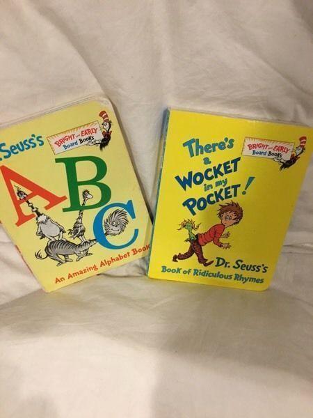 2 dr. Seuss board books