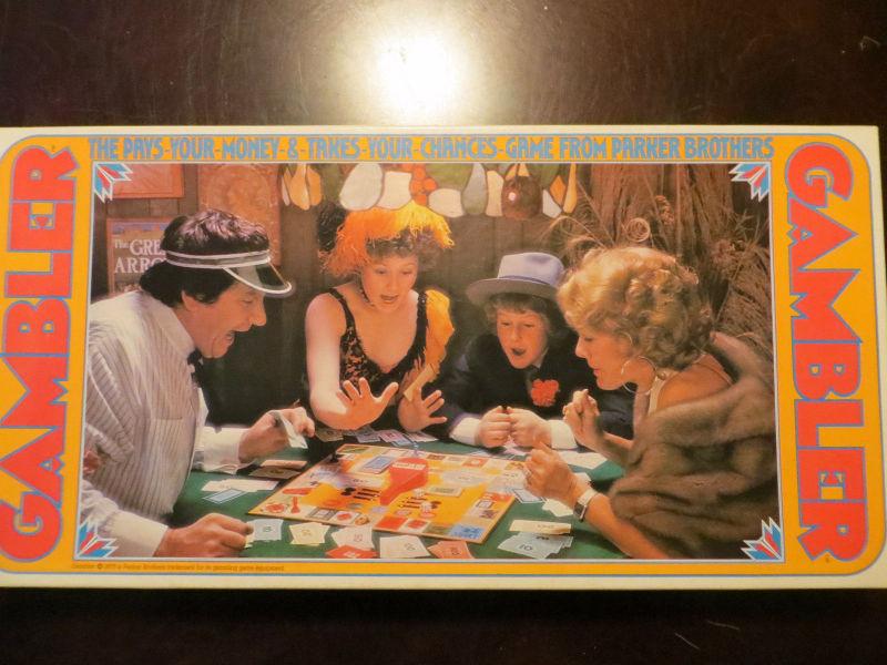 Gambler-vintage board game-1975-complete