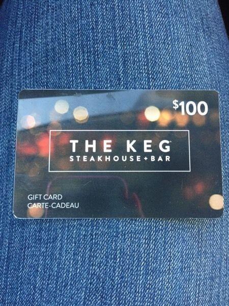 THE KEG GIFT CARD!!