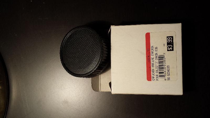 Canon Lens Cover 52 mm & Back Covers for EOS cameras