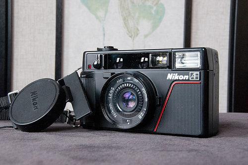Nikon L35 AF, compact film camera, caméra argentique