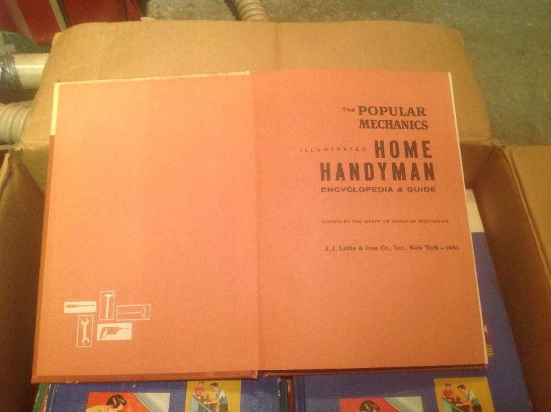 1961 Popular mechanics hardbound encyclopedia's