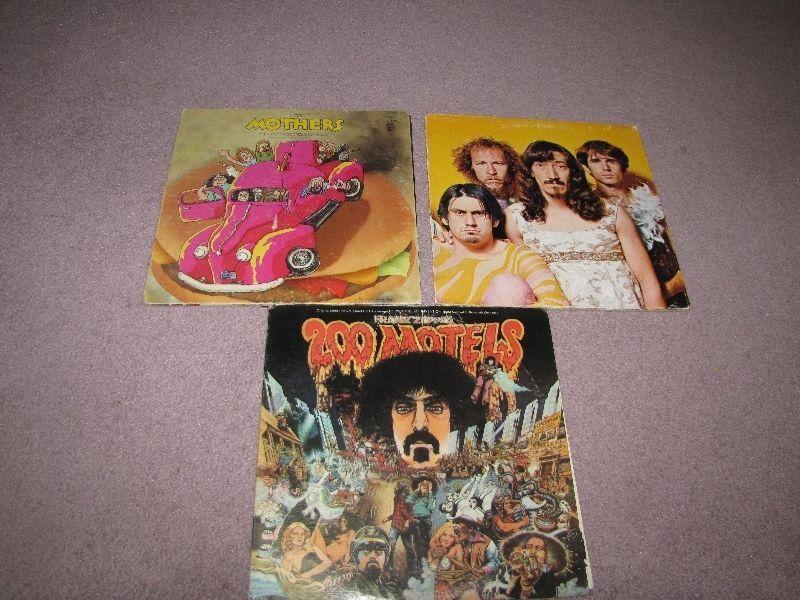 3 Frank Zappa Mothers Albums lps Vinyl