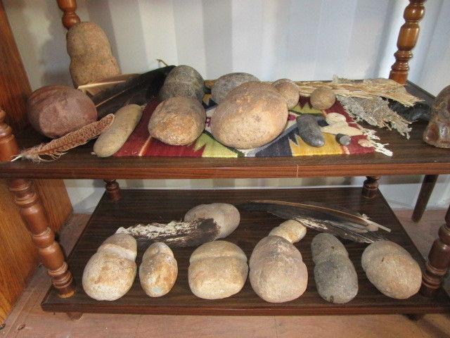 indian artifacts hammer heads tomahawlk etc collections
