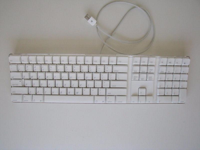 Plastic Clavier( avec fil) pour Mac Apple d'origine