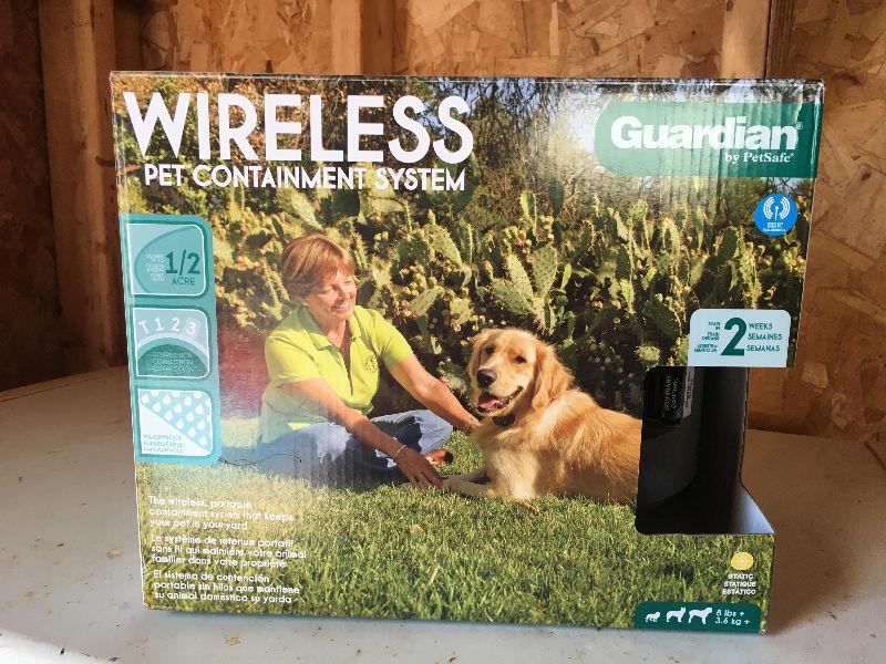 Wireless dog fence