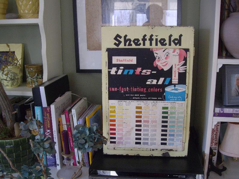 COMMERCIAL RETRO SHEFFIELD TINTS COLORS ,METALCABINET FOR DVD,CD
