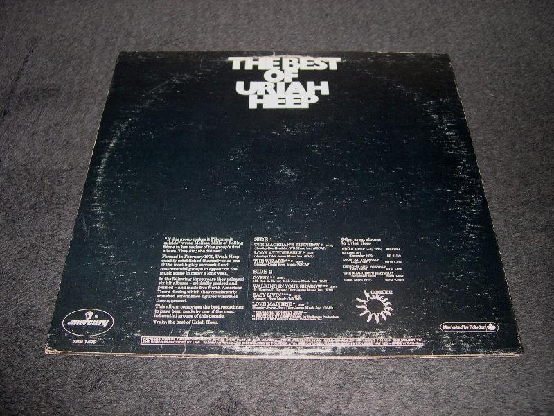 Uriah Heep - The Best Of (1974) LP vinyl album Rock Prog Psy