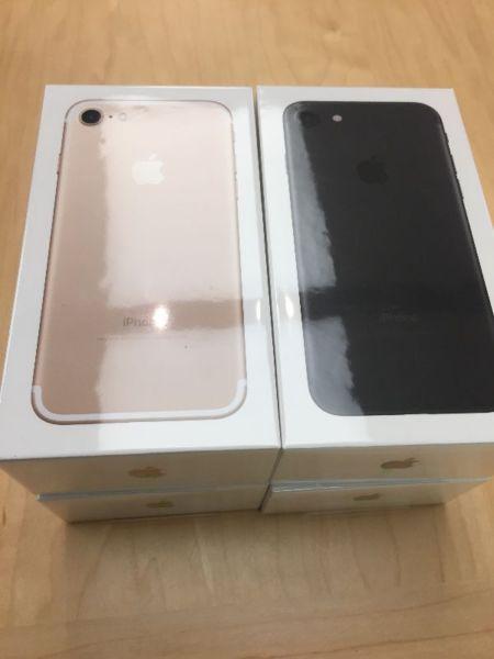 iPhone 7 128GB MATT BLACK AND GOLD unlocked SEALED BOXES