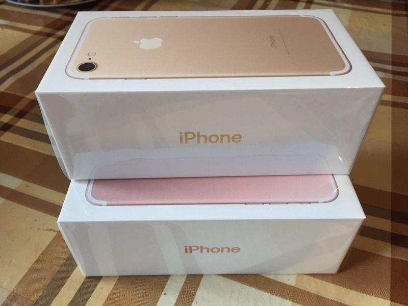 iPhone 7 128GB unlocked GOLD AND ROSE GOLD SEALED BOXES