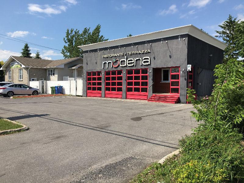restaurant Bistro italien Modena avec vente immeuble inclus