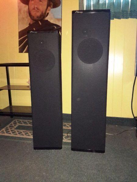 2 pairs de haut-parleur Mirage Hifi Speakers.Enceinte acoustique
