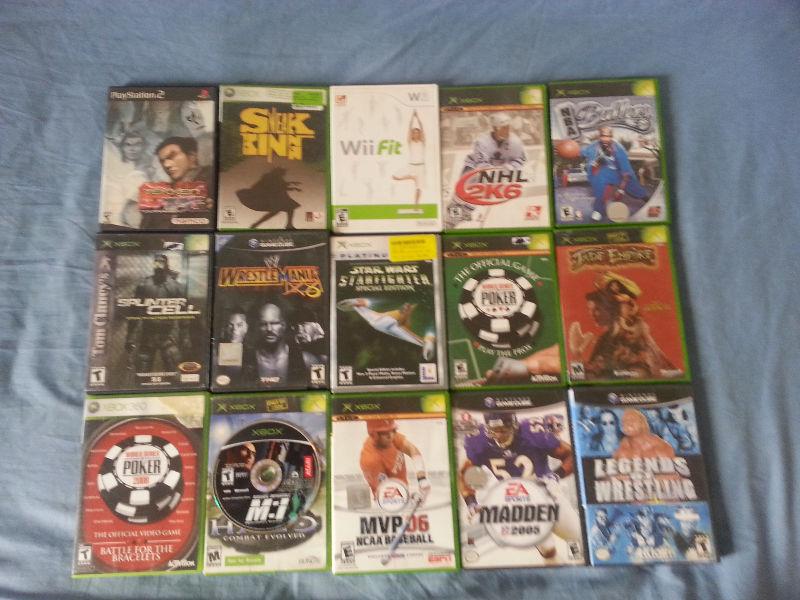 PS1, PS2, XBOX, GC, WII, 360, GBA GAMES/JEUX