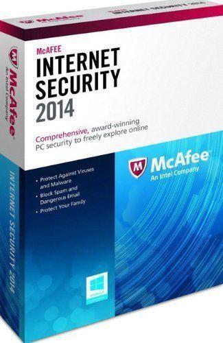 New Sealed in Box McAfee Internet Security 2014 - 3 PC for $20