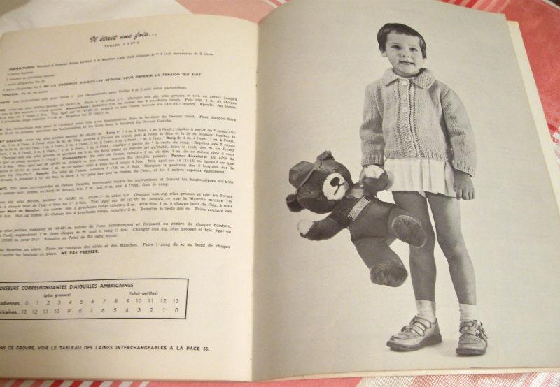 Livre de tricot Lady Galt 1965 Premier âge à 4 ans