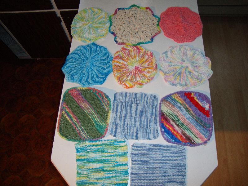 Lingettes en tricot