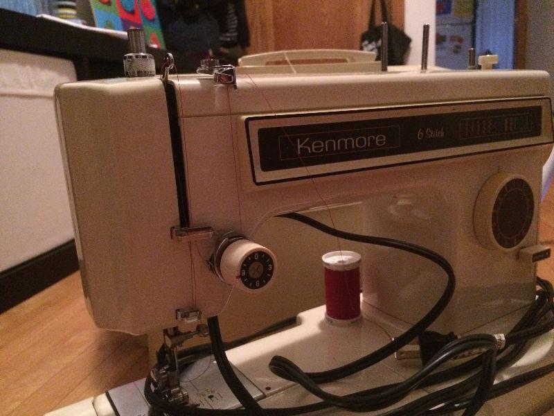 Vintage - (Sears) Portable Kenmore Sewing Machine - 158.1340