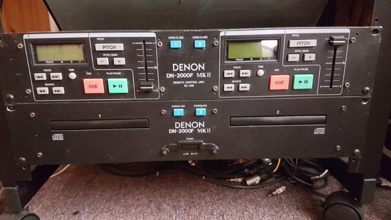 Denon DN-2000F dual cd player
