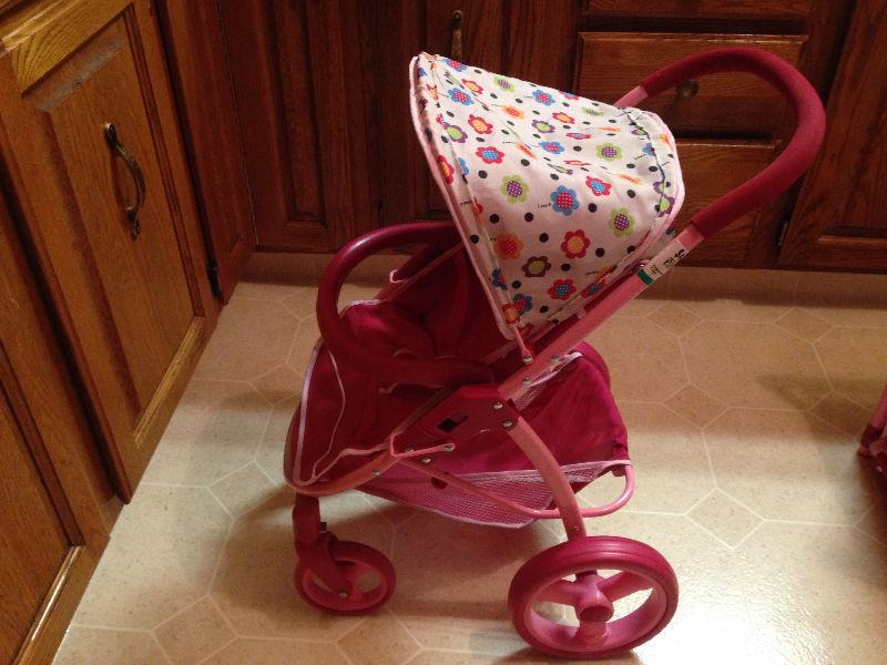 HAUCK BRAND TWIN DOLL PLAY CENTER AND STROLLER