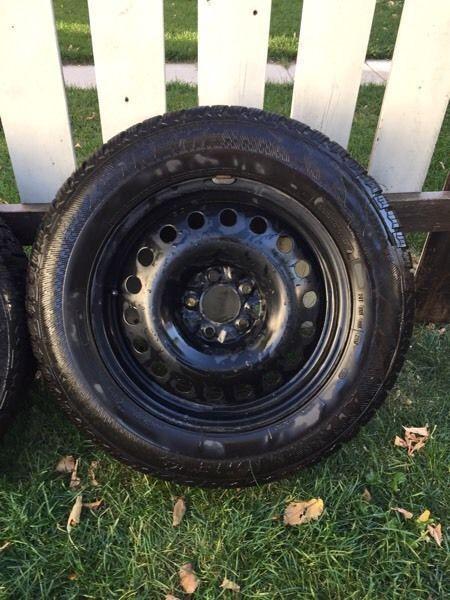 4 studded winter tires