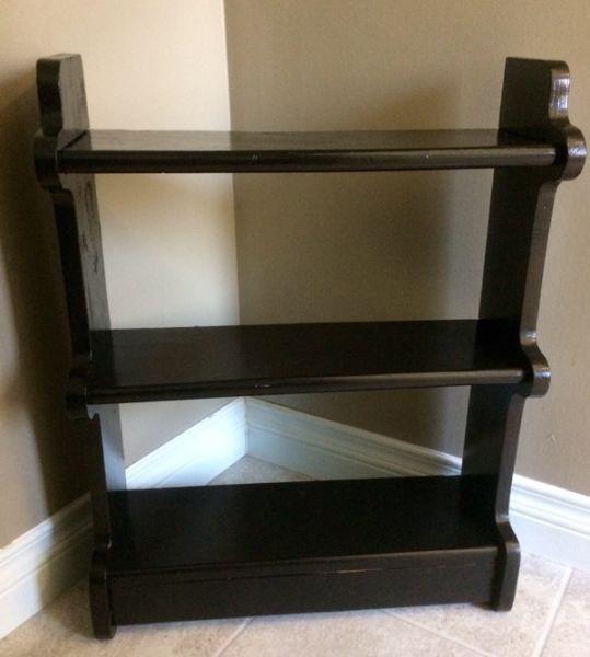 3-tier shelf black
