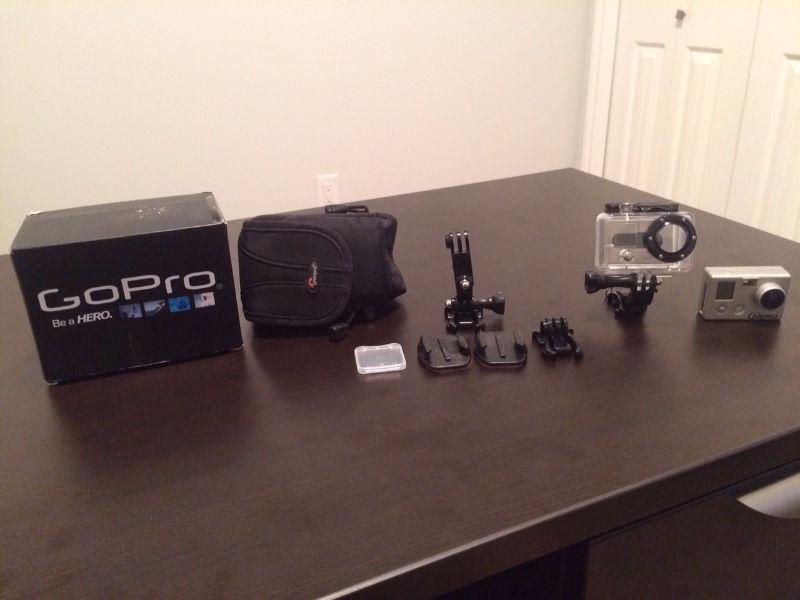 GoPro Hero 1 with accessories