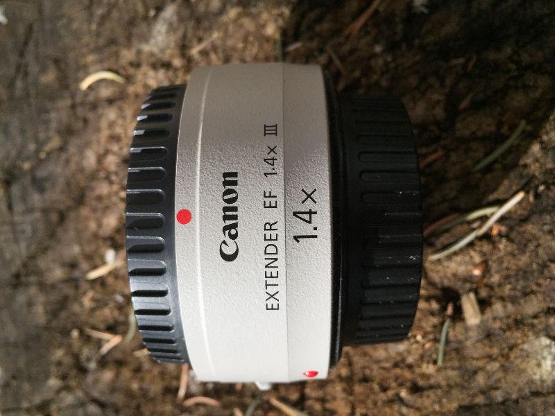 Canon extender EF 1.4 III $325