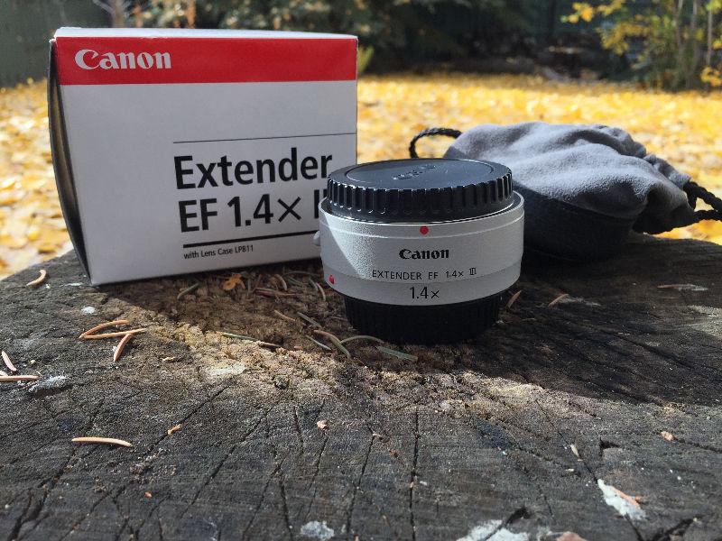 Canon extender EF 1.4 III $325