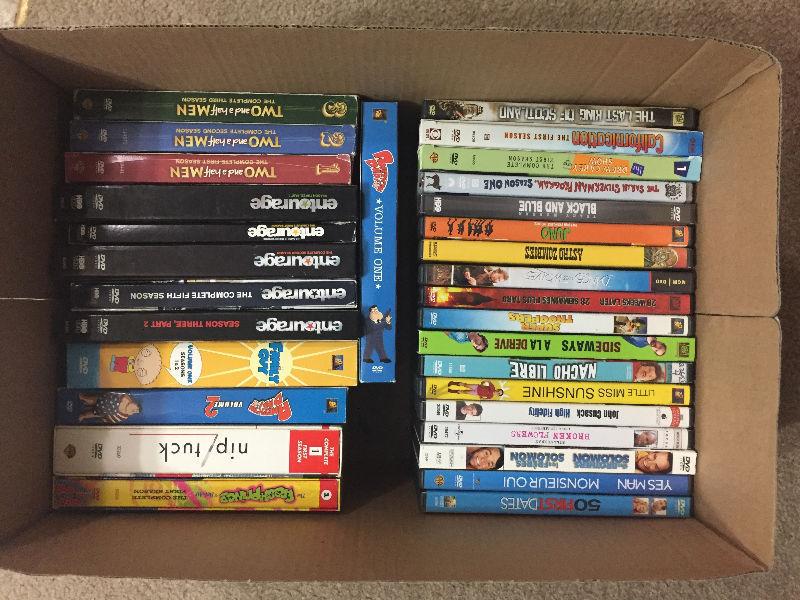 104 Various DVD's and blu rays